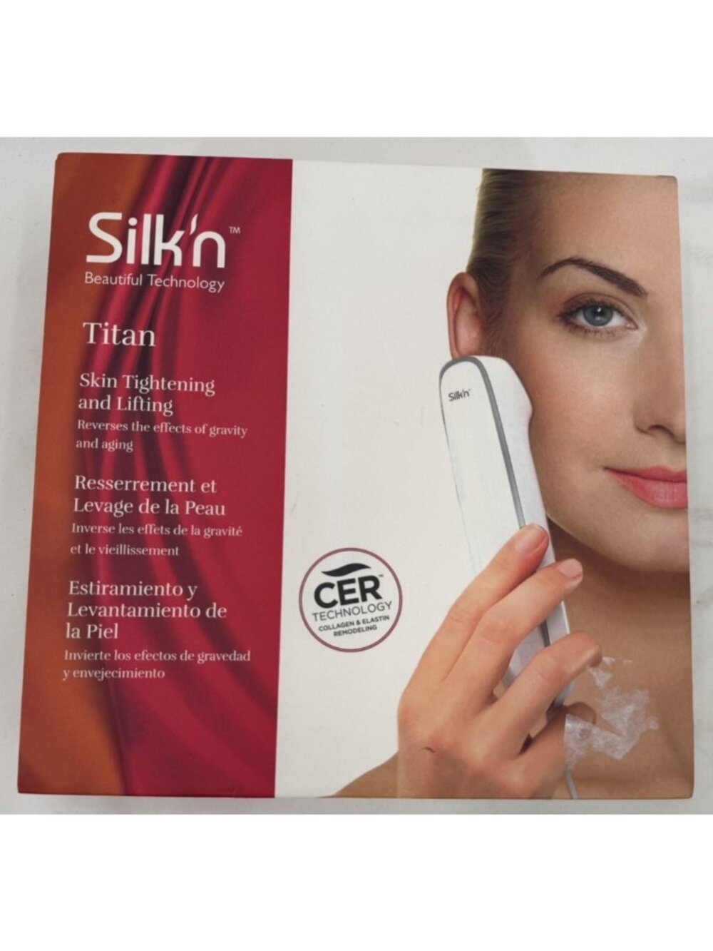 Silk’n Titan Anti Aging Skin Tightening & Lifting Device Cream Wrinkle Skin Care